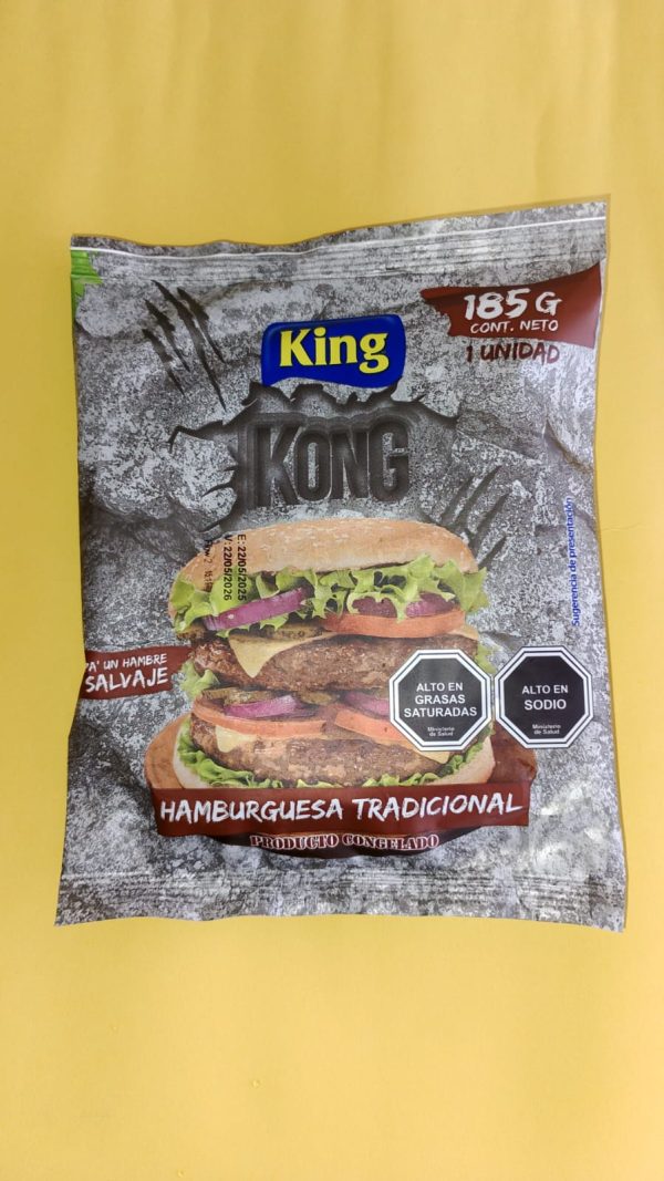 KING KONG HAMBURGUESA 185 GRS