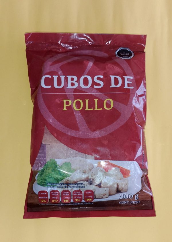 CUBOS DE POLLO 300 GRS