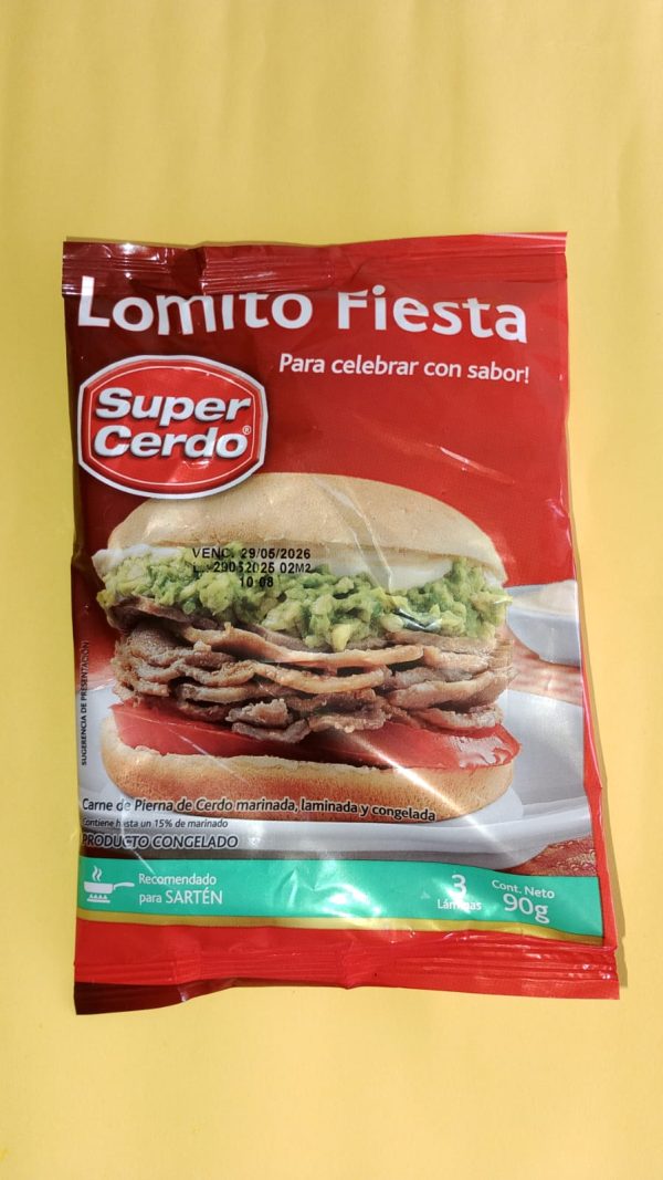 LOMITO FIESTA 90 GRS SUPER CERDO