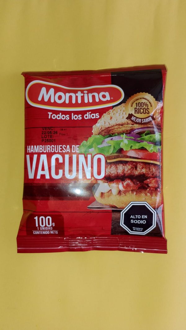 HAMBURGUESA VACUNO 100 GRS